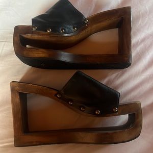 SKY WONENS UNIQUE WEDGE SHOES